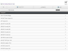 Tablet Screenshot of 21stcenturymusclecars.com